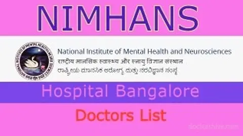 NIMHANS hospital Bangalore doctors list