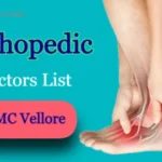 CMC Vellore Orthopedic Doctors